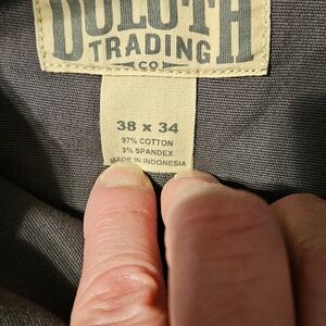 Men's Duluth Trading Company Foreman Pants 38W x 34L